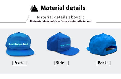 Gorra LED de Algodón con Tecnología Inalámbrica - Image 8