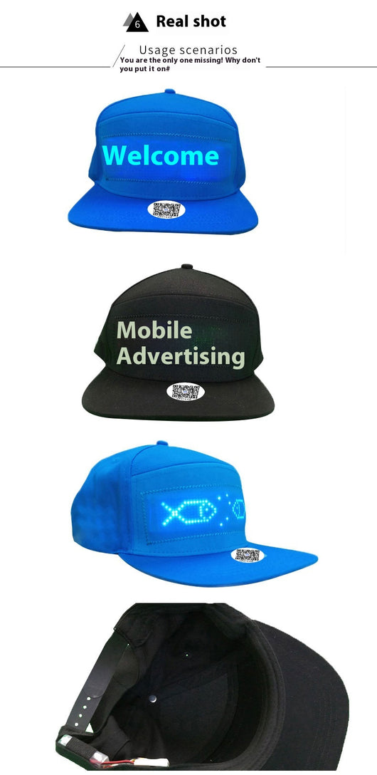 Gorra LED de Algodón con Tecnología Inalámbrica - Image 9