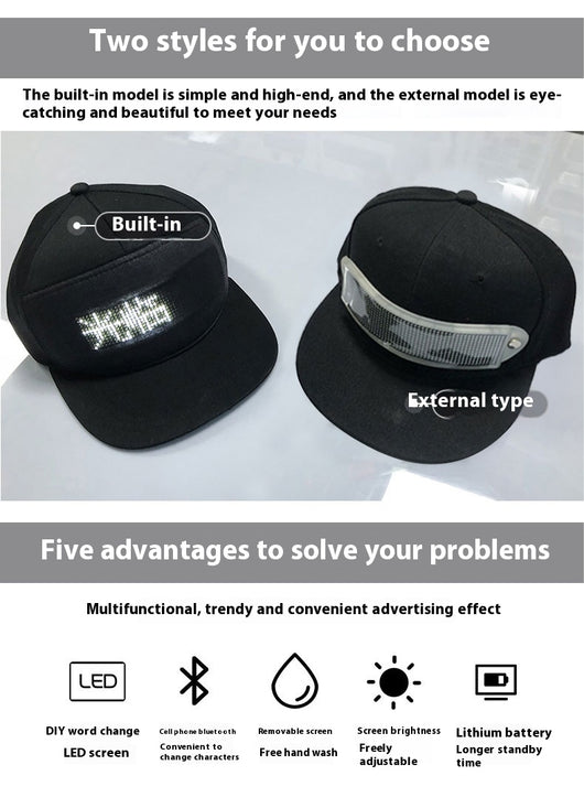 Gorra LED de Algodón con Tecnología Inalámbrica - Image 11