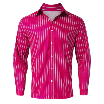 Cardigan Rayado Hombre Otoño Invierno - Camisa Manga Larga Estilo Europeo - Image 17