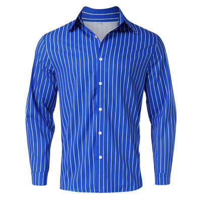 Cardigan Rayado Hombre Otoño Invierno - Camisa Manga Larga Estilo Europeo - Image 18