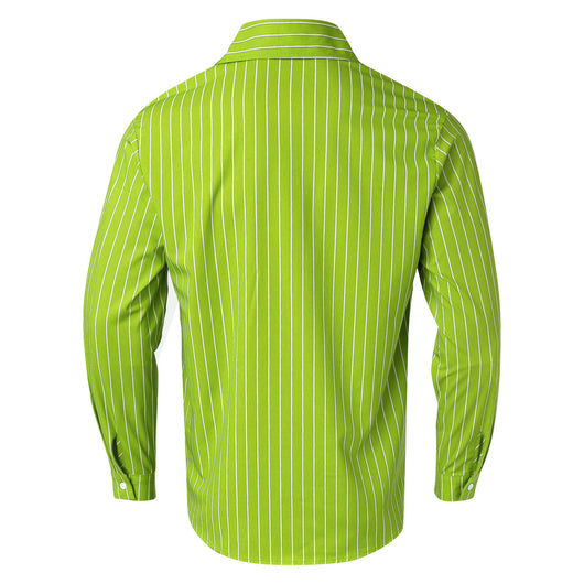 Cardigan Rayado Hombre Otoño Invierno - Camisa Manga Larga Estilo Europeo - Image 19