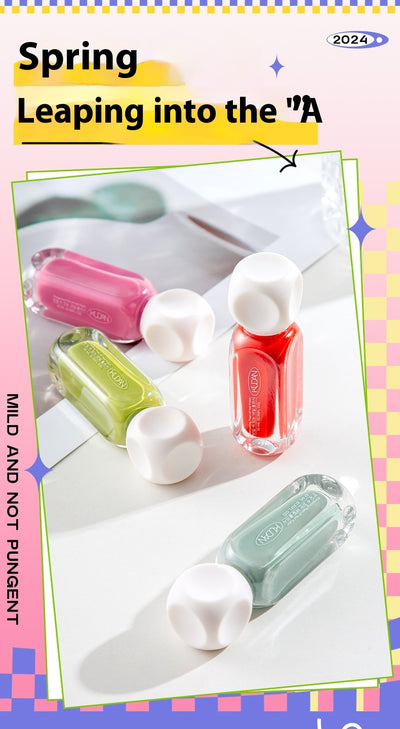 Esmalte de Uñas a Base de Agua Pelable Secado Rápido Color Macaron Verano - Image 44