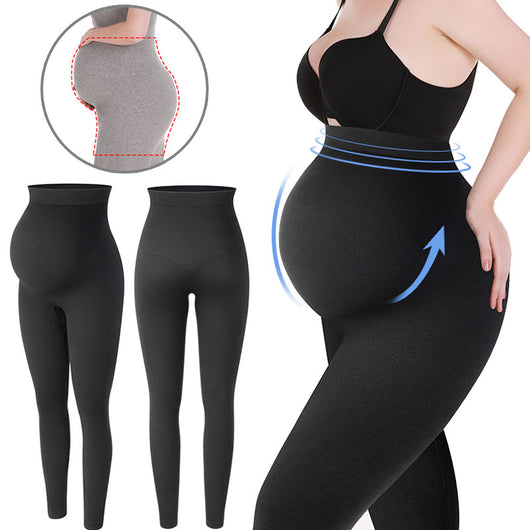 Pantalones Ajustados de Cintura Alta para Embarazadas - Image 10