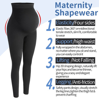 Pantalones Ajustados de Cintura Alta para Embarazadas - Image 14