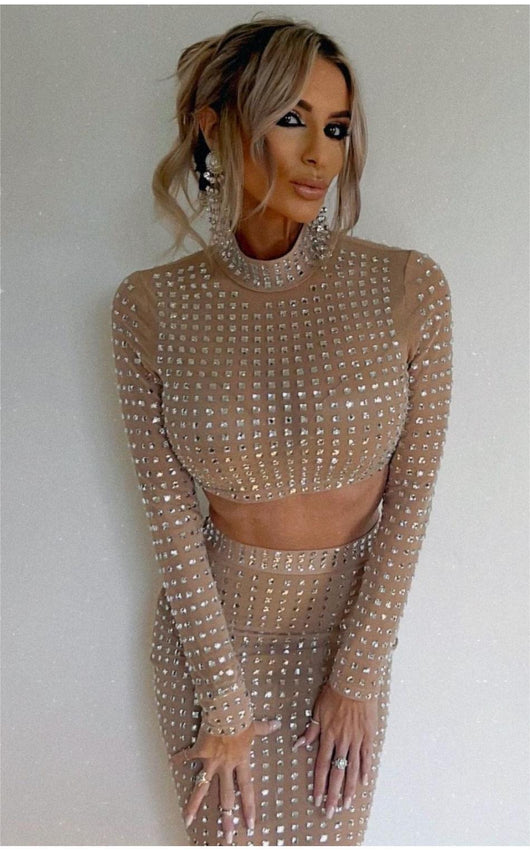 Falda Ajustada con Remaches para Mujer - Conjunto de Moda Hot Girl - Image 14