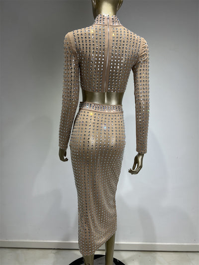 Falda Ajustada con Remaches para Mujer - Conjunto de Moda Hot Girl - Image 16