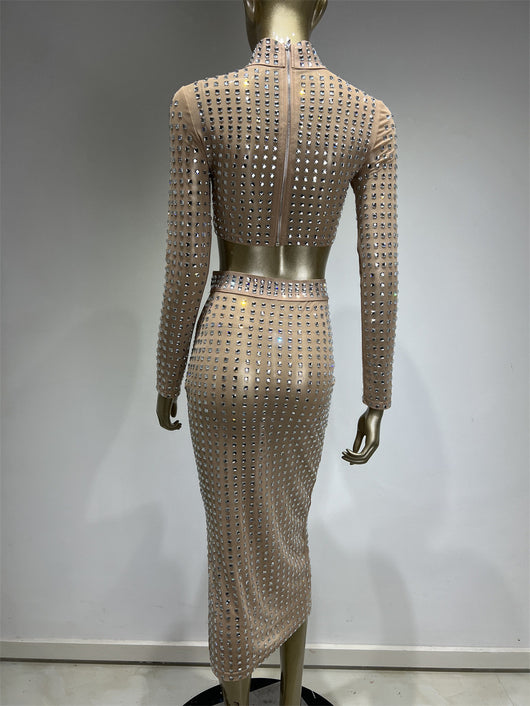Falda Ajustada con Remaches para Mujer - Conjunto de Moda Hot Girl - Image 16