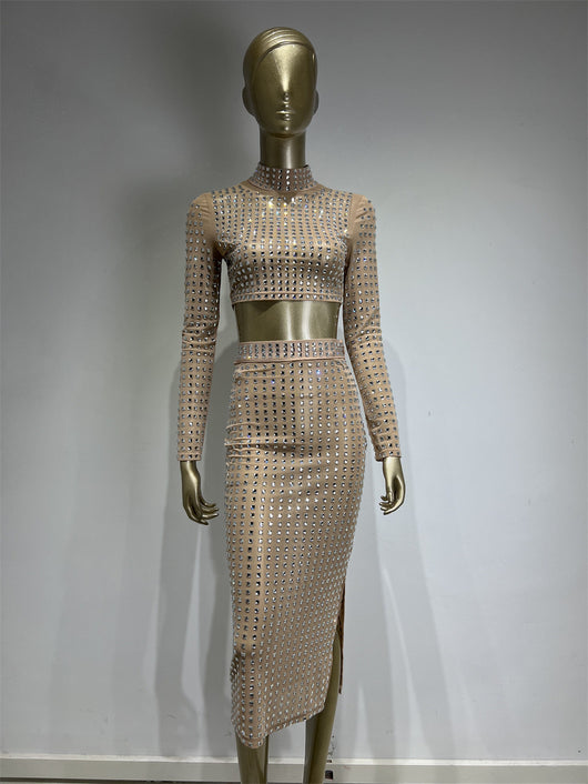 Falda Ajustada con Remaches para Mujer - Conjunto de Moda Hot Girl - Image 29