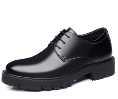Zapatos de Cuero Cowhide Transpirables con Aumento de Altura para Hombre - Image 22