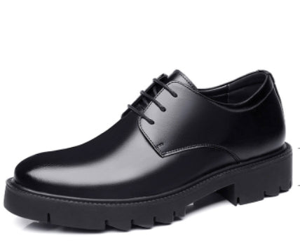 Zapatos de Cuero Cowhide Transpirables con Aumento de Altura para Hombre - Image 22