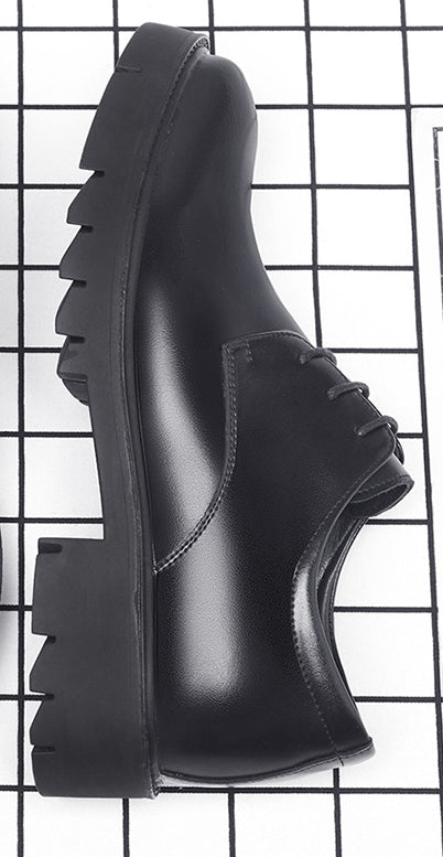 Zapatos de Cuero Cowhide Transpirables con Aumento de Altura para Hombre - Image 25