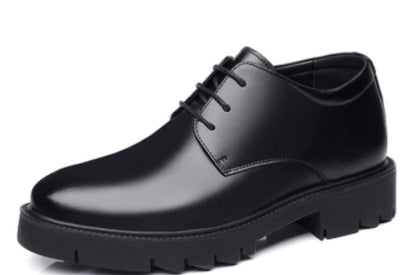 Zapatos de Cuero Cowhide Transpirables con Aumento de Altura para Hombre - Image 30