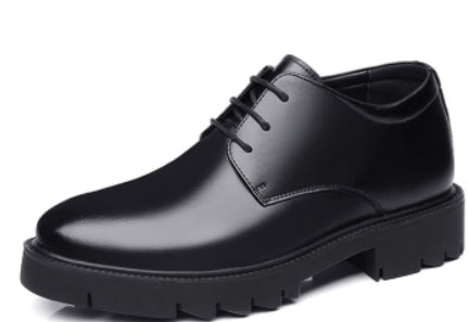 Zapatos de Cuero Cowhide Transpirables con Aumento de Altura para Hombre - Image 30