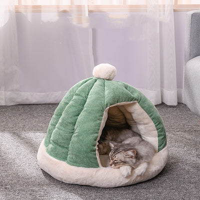 Casa Cama Semiencerrada para Perros y Gatos - Image 9