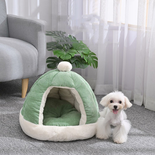 Casa Cama Semiencerrada para Perros y Gatos - Image 12