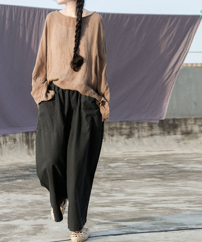 Blusa Ligera de Ramio Transpirable para Primavera y Verano - Image 24