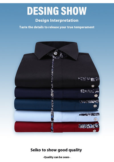 Camisa Casual Estilo Coreano Manga Corta Slim Fit Tallas Grandes Hombre - Image 26