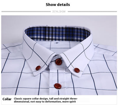 Camisa Casual Estilo Coreano Manga Corta Slim Fit Tallas Grandes Hombre - Image 34