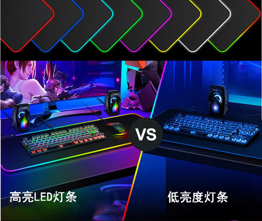Mousepad RGB Luminoso Grande Antideslizante para Gaming - Image 22