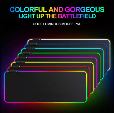 Mousepad RGB Luminoso Grande Antideslizante para Gaming - Image 28