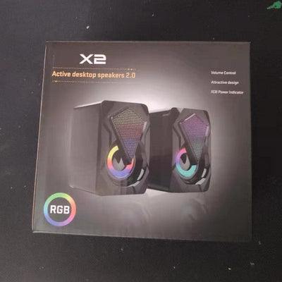 Parlante de Escritorio RGB con Sonido Extra Potente para Computadora - Image 19