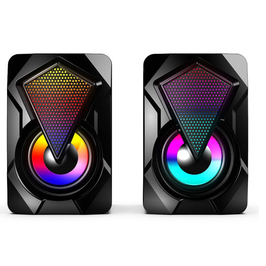 Parlante de Escritorio RGB con Sonido Extra Potente para Computadora - Image 21