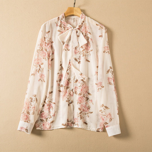 Conjunto Elegante: Blusa Anudada Manga Larga con Falda Plisada - Image 10