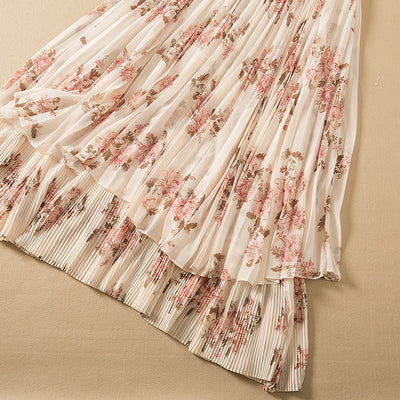 Conjunto Elegante: Blusa Anudada Manga Larga con Falda Plisada - Image 20