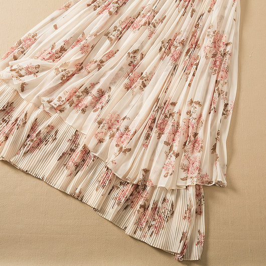 Conjunto Elegante: Blusa Anudada Manga Larga con Falda Plisada - Image 20