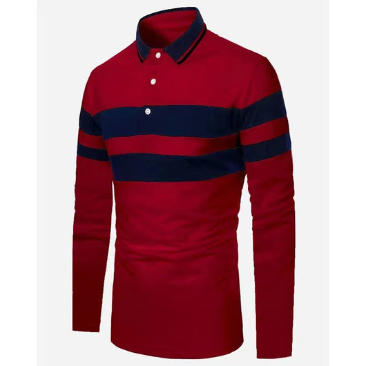 Camisa Business Casual Manga Larga con Detalles de Costura para Hombre - Image 20