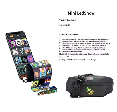 Mochila Deportiva con Pantalla LED Inteligente para Publicidad Móvil - Image 18