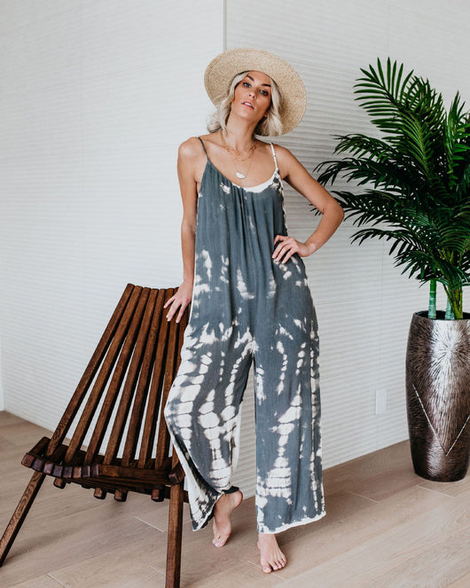 Jumpsuit Tie-Dye Amplio Estilo Relajado - Image 26