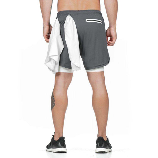 Shorts Deportivos Hombre 2 en 1 Secado Rápido para Gym y Running - Image 21