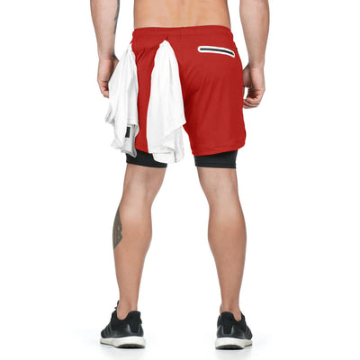 Shorts Deportivos Hombre 2 en 1 Secado Rápido para Gym y Running - Image 22