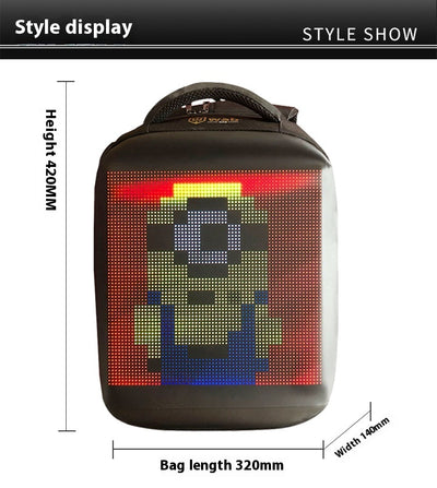 Mochila LED Publicitaria con Pantalla WiFi y Control Móvil - Image 9