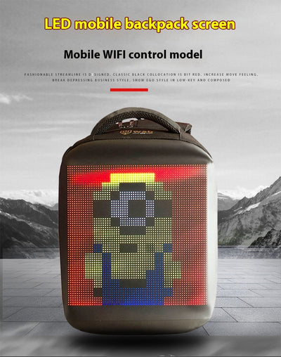 Mochila LED Publicitaria con Pantalla WiFi y Control Móvil - Image 15