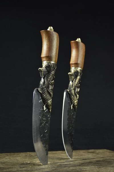 Cuchillo de Cocina Forjado a Mano para Frutas y Verduras - Image 9