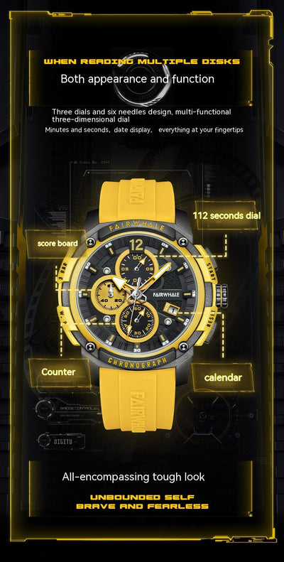 Reloj Multifuncional de Cuarzo para Hombre - Minimalista Resistente al Agua - Image 21