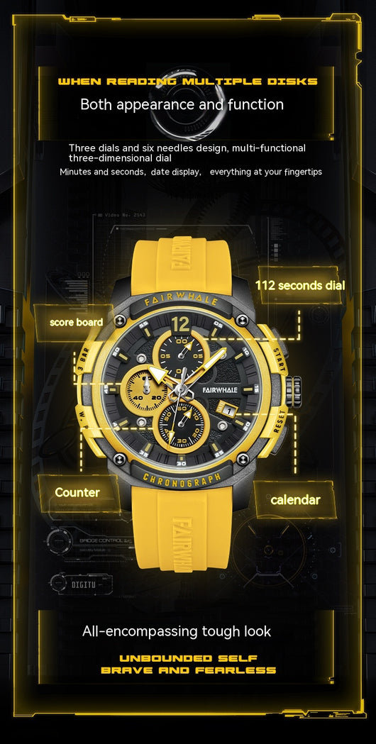 Reloj Multifuncional de Cuarzo para Hombre - Minimalista Resistente al Agua - Image 21