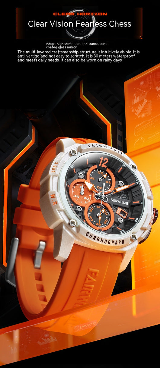 Reloj Multifuncional de Cuarzo para Hombre - Minimalista Resistente al Agua - Image 24
