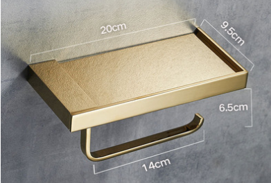 Organizador de Baño 3 en 1 - Soporte para Papel Higiénico, Toallas y Celular - Image 12