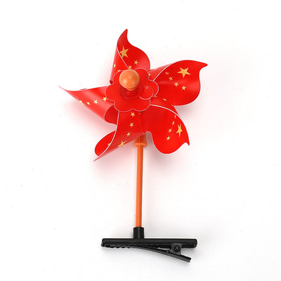 Pasador Bandera Roja Cinco Estrellas - Clip y Diadema Patriótica - Image 28