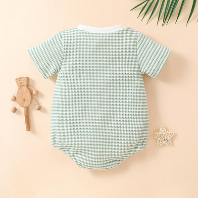 Pelele de Algodón a Rayas para Bebés Niños y Niñas - Image 33