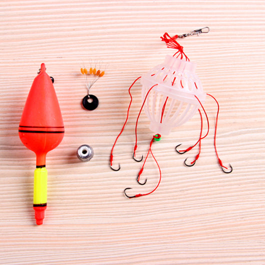 Kit Completo de Pesca para Carpa y Bigotudo con Anzuelos Explosivos de Doble Cierre - Image 6