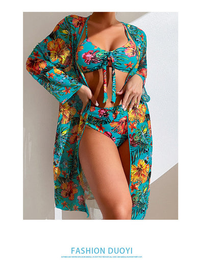 Traje de Baño Blusa Larga con Abertura Tallas Grandes - Image 18