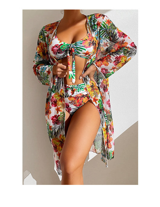 Traje de Baño Blusa Larga con Abertura Tallas Grandes - Image 19