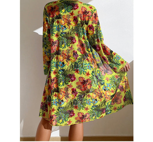 Traje de Baño Blusa Larga con Abertura Tallas Grandes - Image 21
