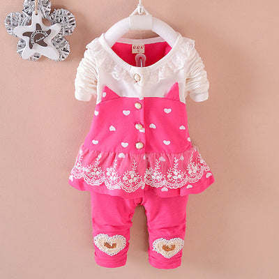 Conjunto de Ropa Deportiva para Niñas BibiCola - Sudadera y Pantalón 2 Piezas - Image 8