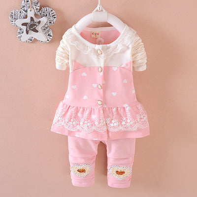 Conjunto de Ropa Deportiva para Niñas BibiCola - Sudadera y Pantalón 2 Piezas - Image 9